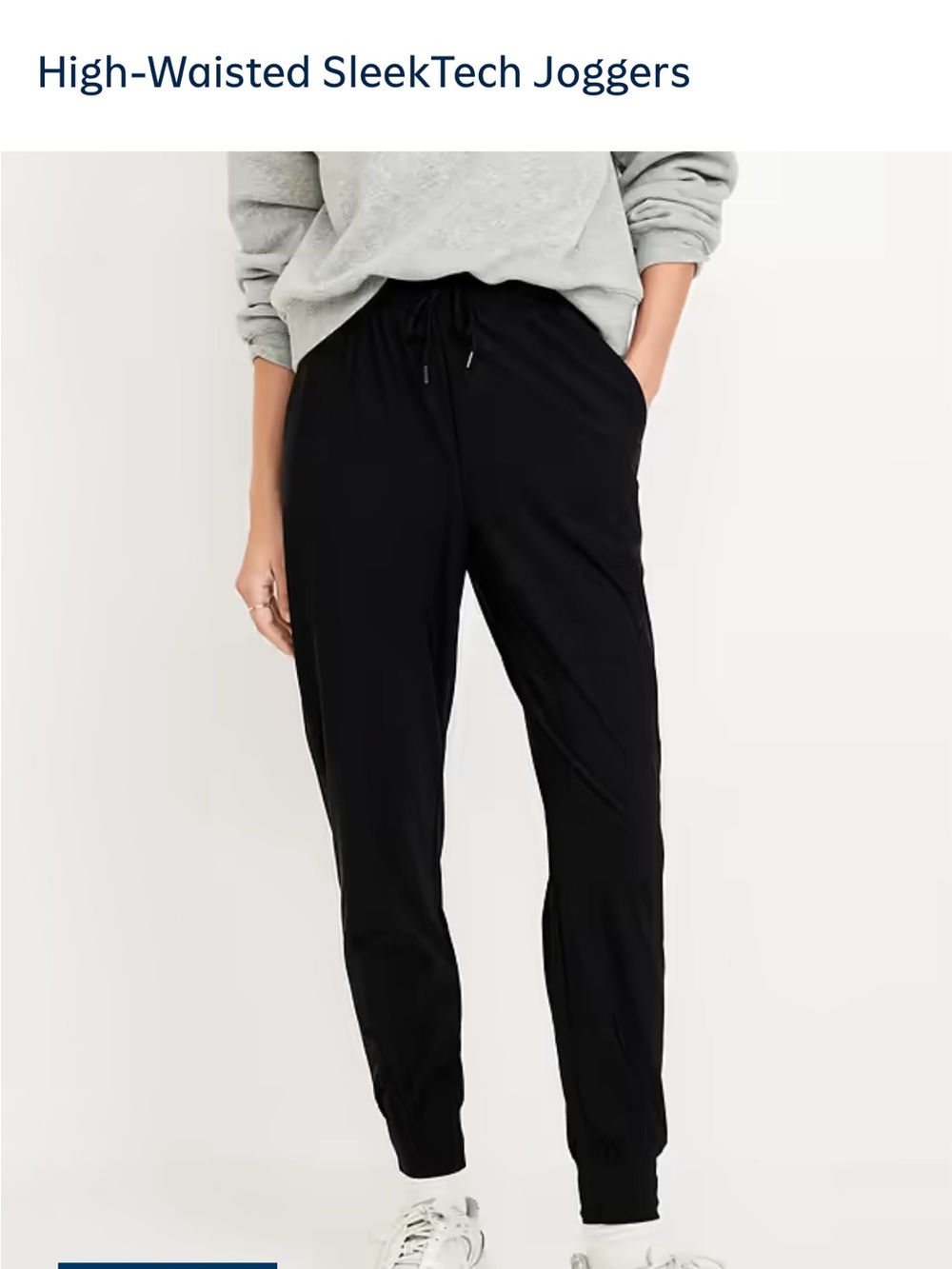 Old Navy Women's SleekTech Jogger - Black XS Petite